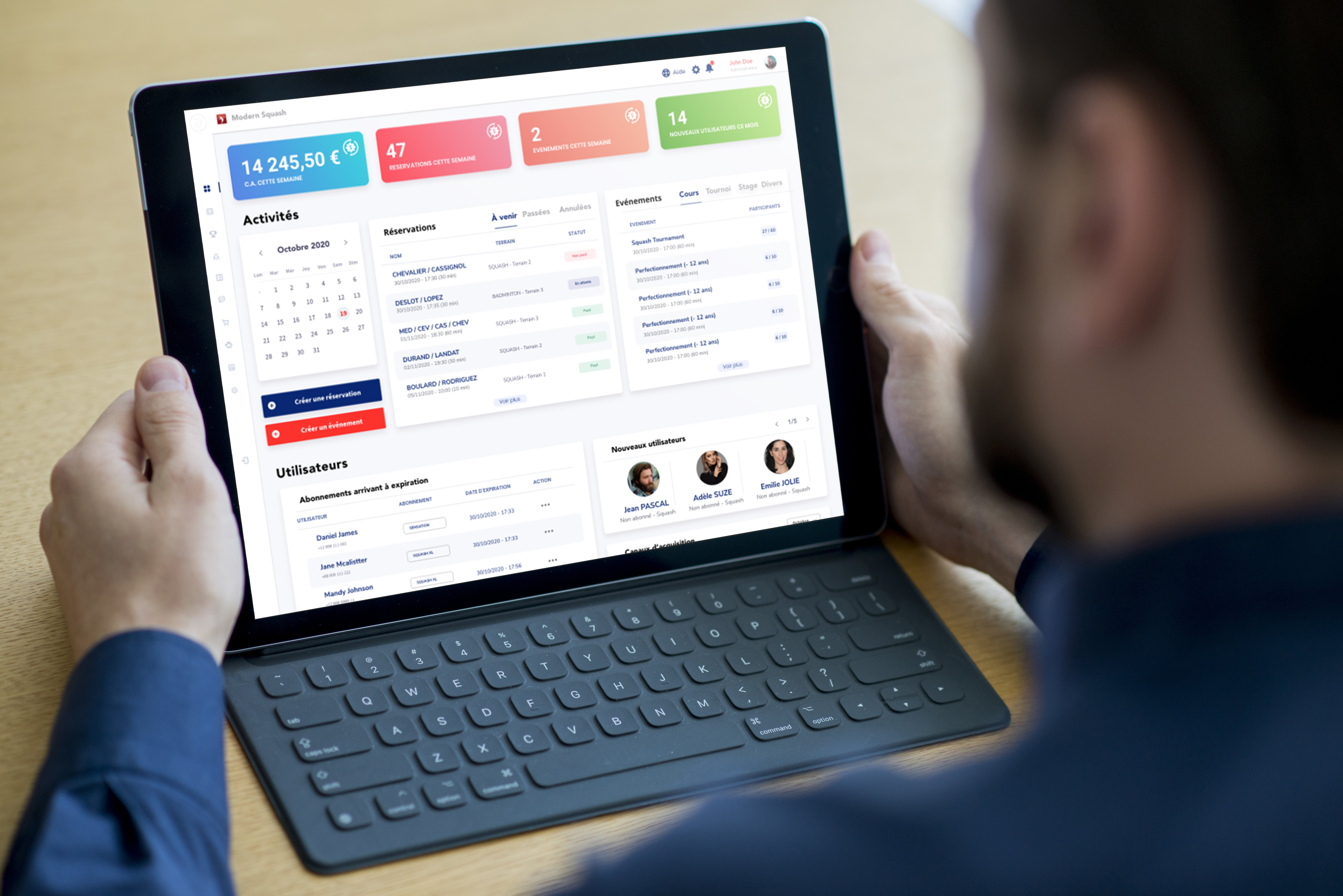 Solution digitale club